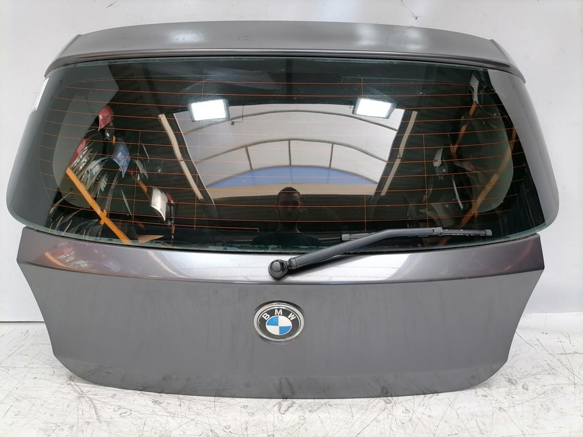 BMW 1er E87 original Heckklappe mit Heckscheibe Sparkling Graphite Bj.2005
